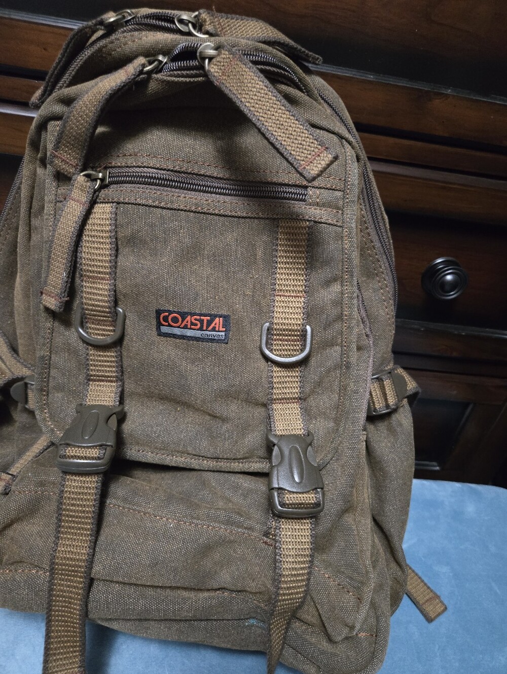 Coastal brand Canvas Laptop Backpack $70